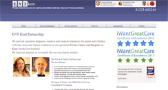Desktop Screenshot of entkent.com